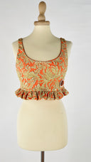 Top smanicato cropped Miu Miu