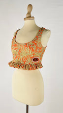 Top smanicato cropped Miu Miu