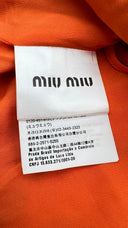 Top smanicato cropped Miu Miu