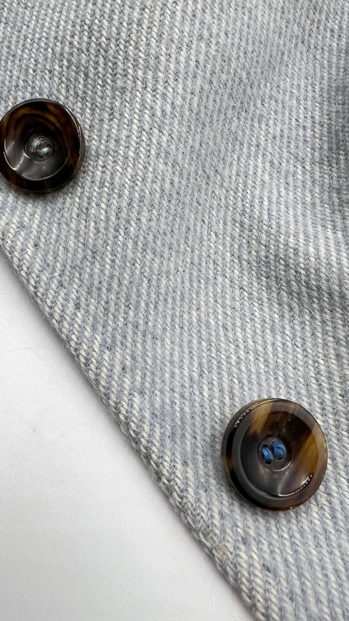 Soprabito twill azzurro