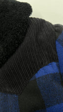 Bomber tartan inserti velluto Blast OFF