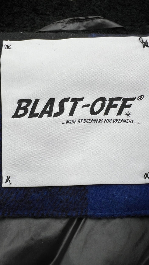 Bomber tartan inserti velluto