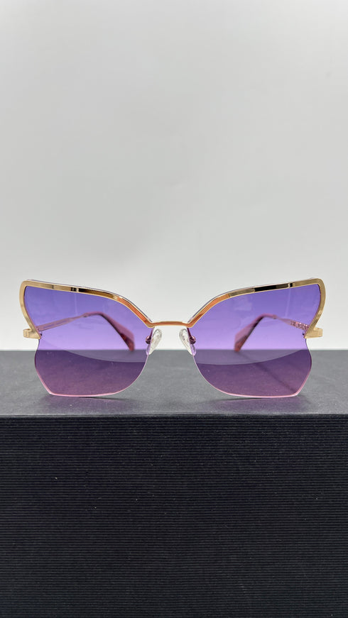 Occhiali da sole a farfalla