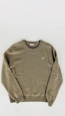 Maglion sabbia con logo Celine