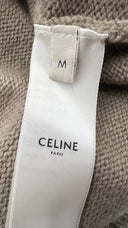 Maglion sabbia con logo Celine