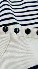 Maglia in cotone a righe Celine