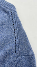 Maglione azzurro in cachemire Celine