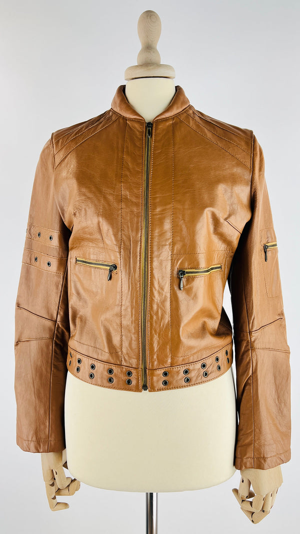 Bomber in pelle