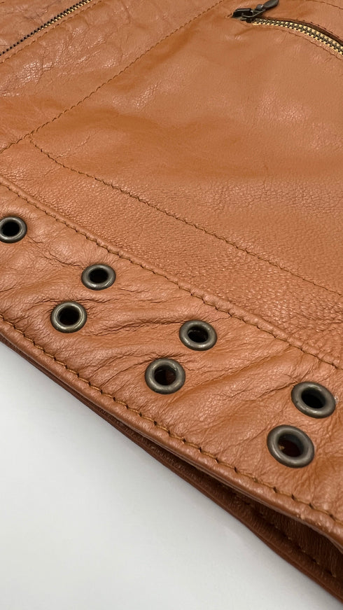 Bomber in pelle