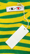 Maglia in cashmere a righe WAIt and see