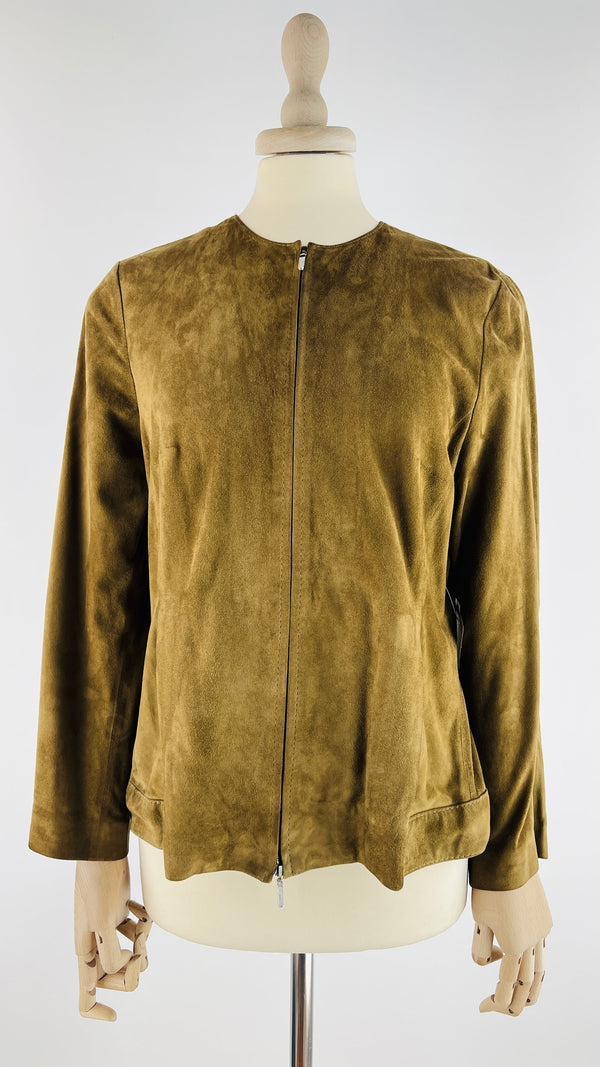 Giacca suede sfoderata