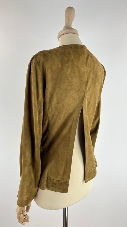 Giacca suede sfoderata