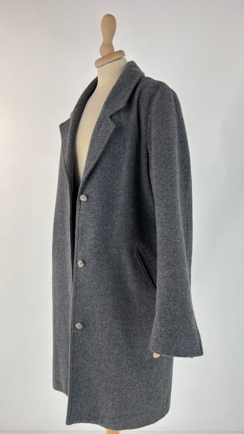 Cappotto melange in lana e cashmere