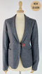 Blazer con chiusura moschettone