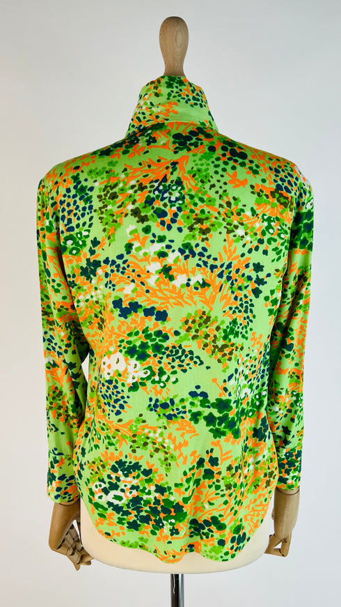 Camicia a fiocco stampata