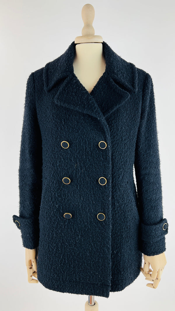 Cappotto doppiopetto bouclé