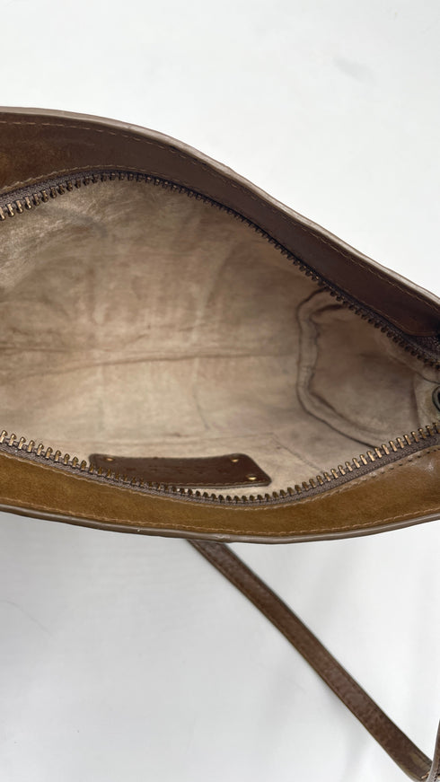 Borsa a tracolla marrone