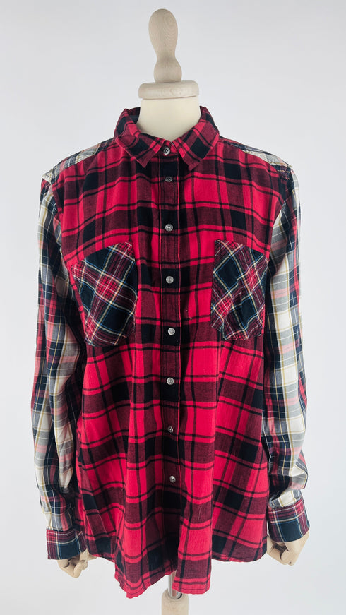 Camicia multi tartan