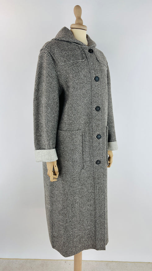 Cappotto sfoderato spigato