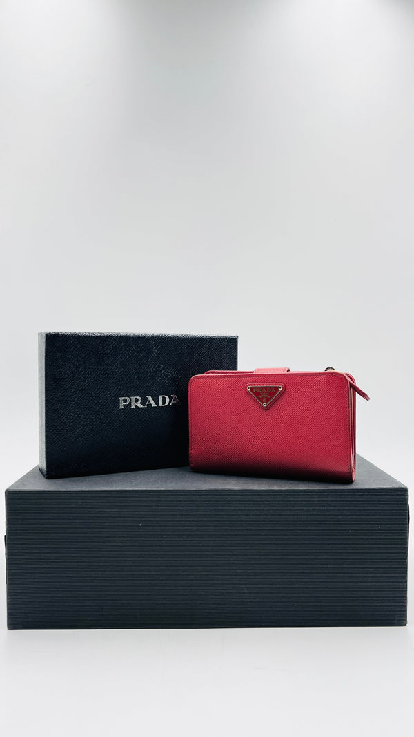 Portafoglio rosso logo