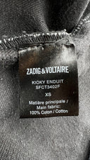 Giacca jeans nera ZADIG & voltaire