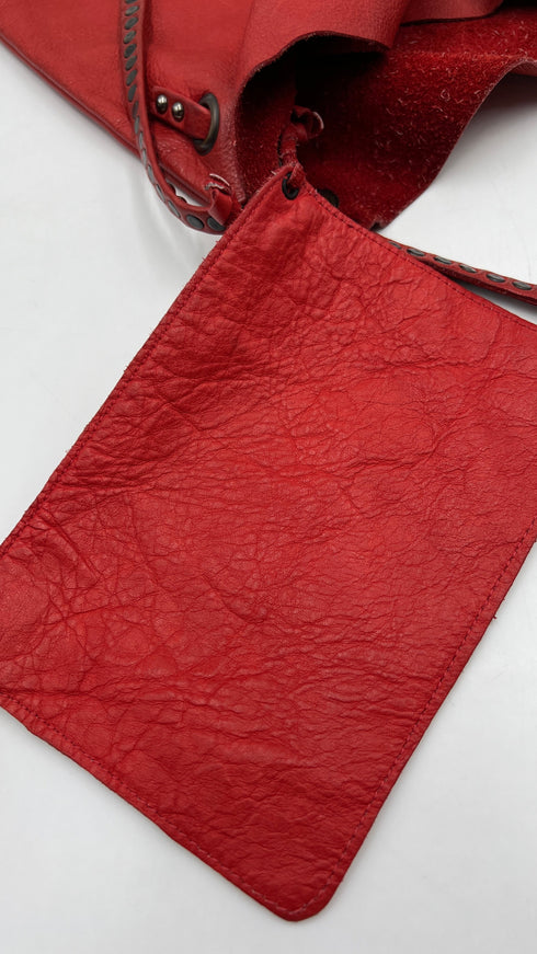 Tote bag con borchiette