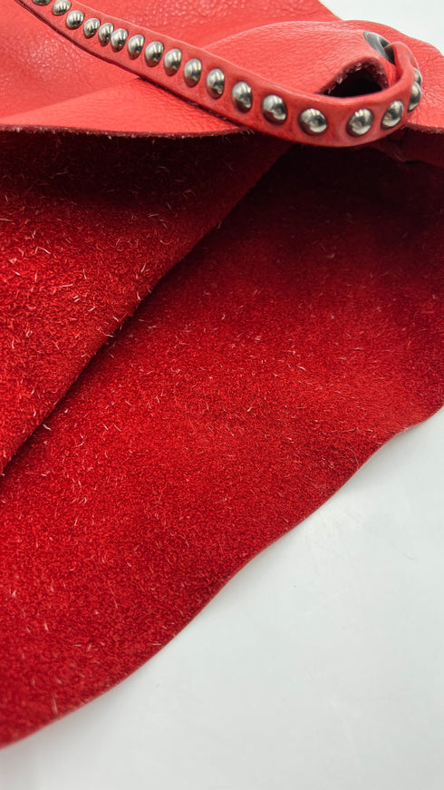 Tote bag con borchiette