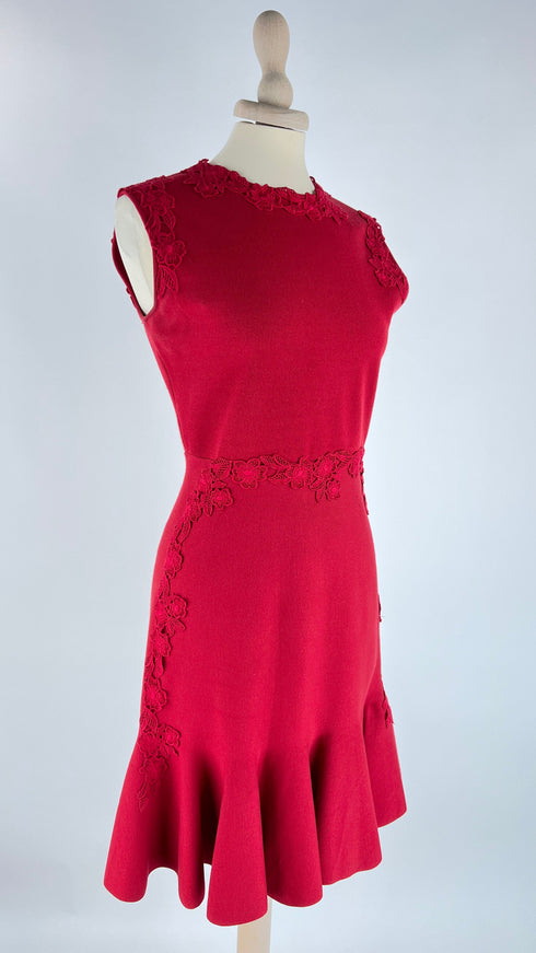 Abito corto in maglia