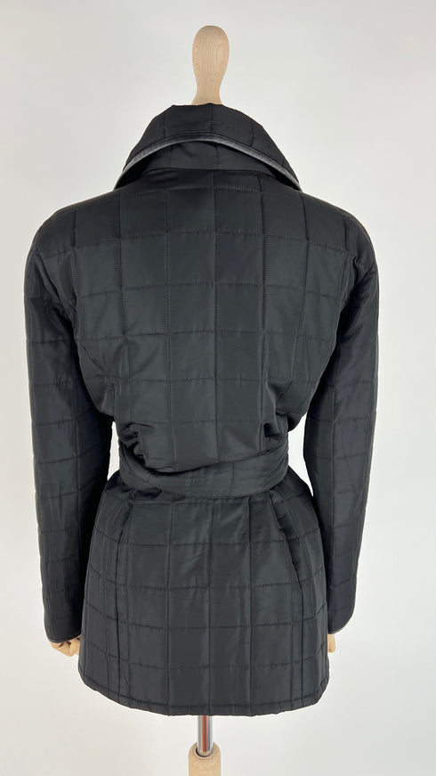 Giacca trapuntata con cintura