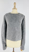 Maglione girocollo grigio