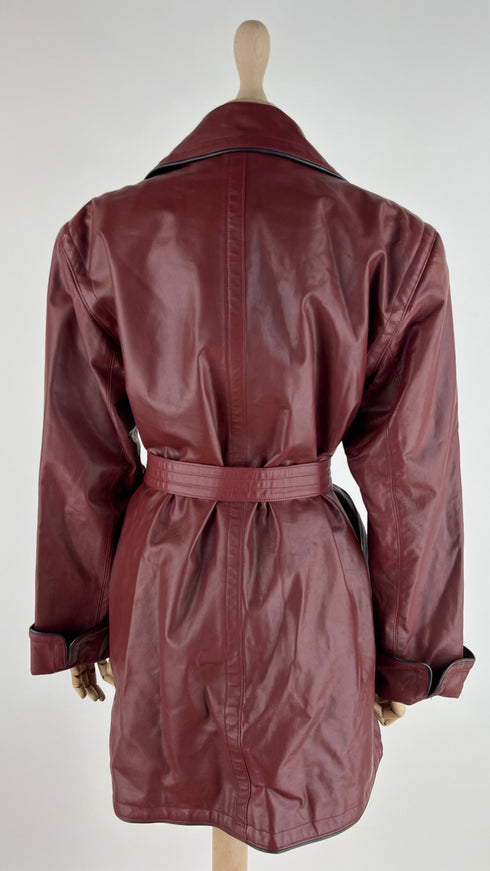 Trench pelle vintage