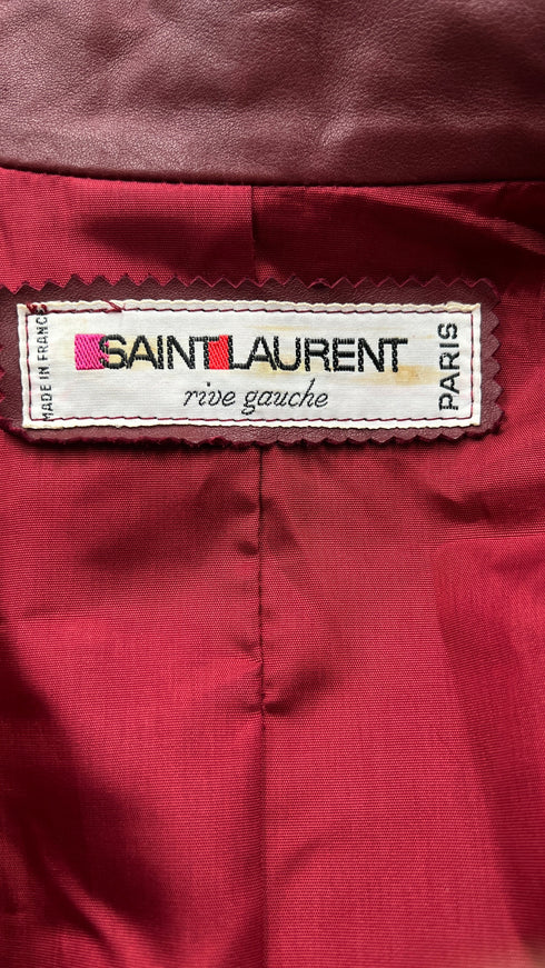 Trench pelle vintage