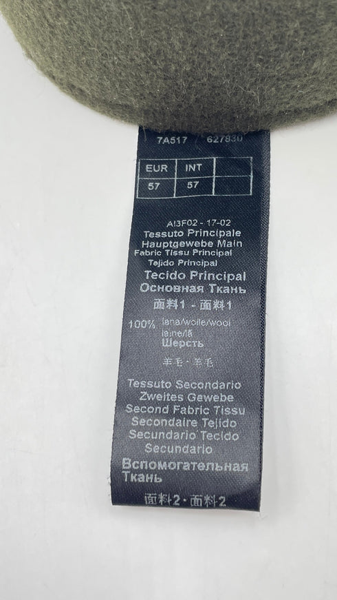 Berretto in lana verde