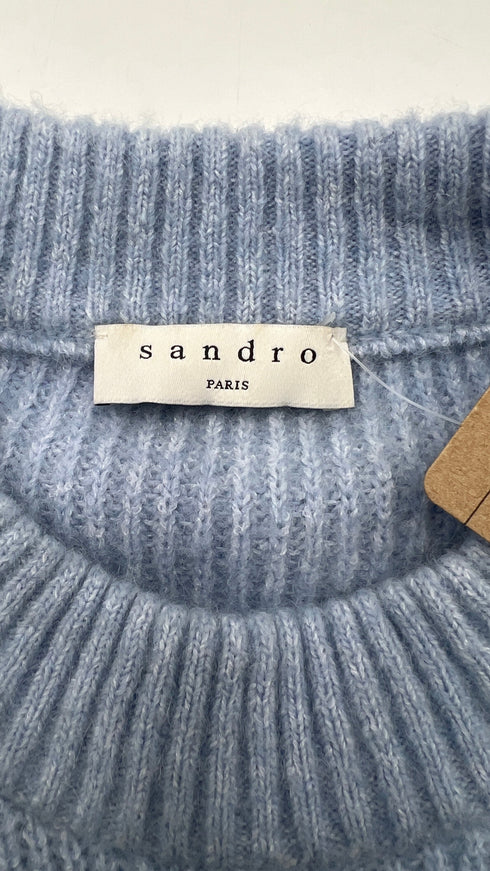 Maglione girocollo con strass