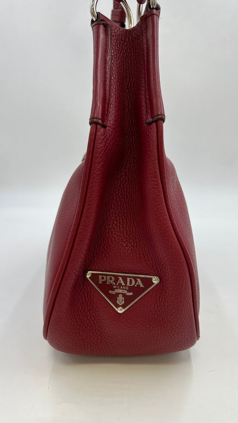 Borsa a mano "moon" rossa