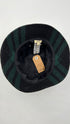 Cappello tartan con cartellino