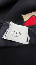 Abito corto maxi fiori ALYSI