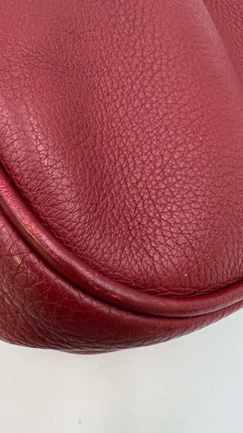 Borsa a mano "moon" rossa