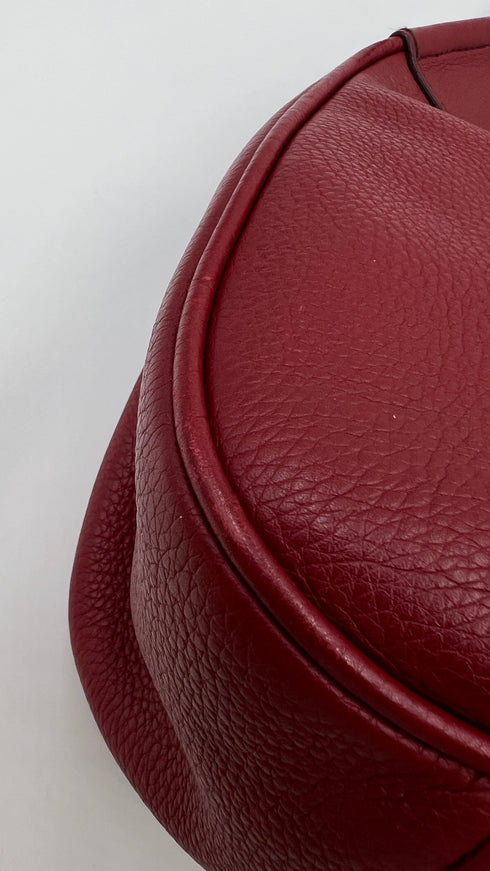 Borsa a mano "moon" rossa