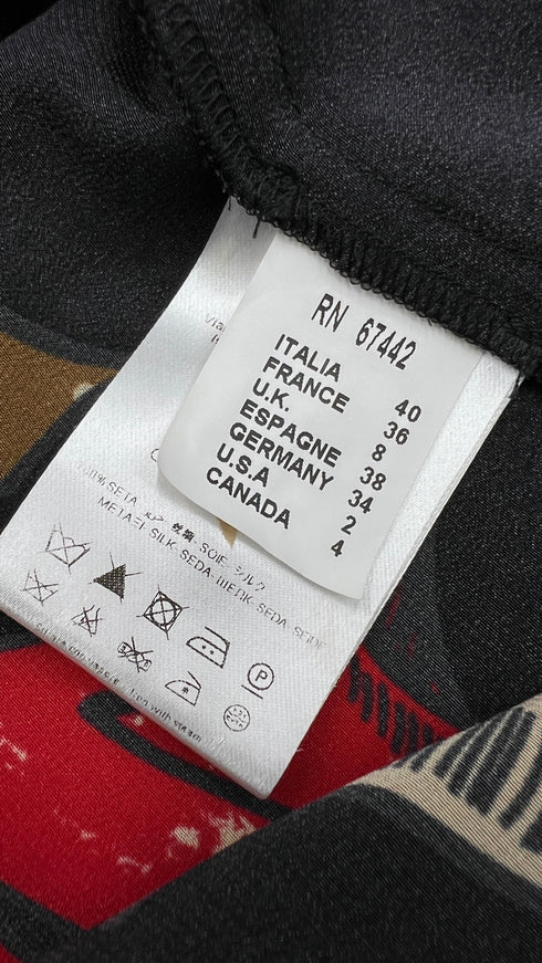 Abito corto maxi fiori