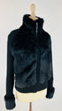 Cardigan maglia pelliccia