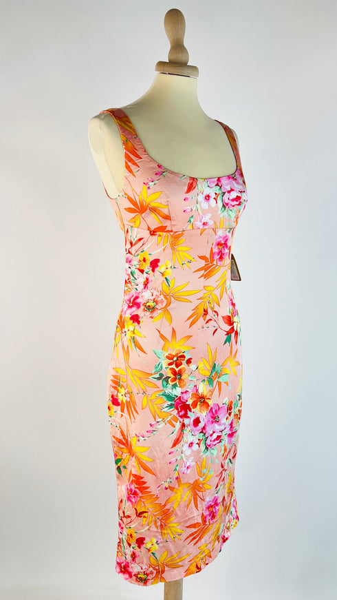 Abito a tubino floreale