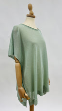 Blusa oversize filo lurex Crochè
