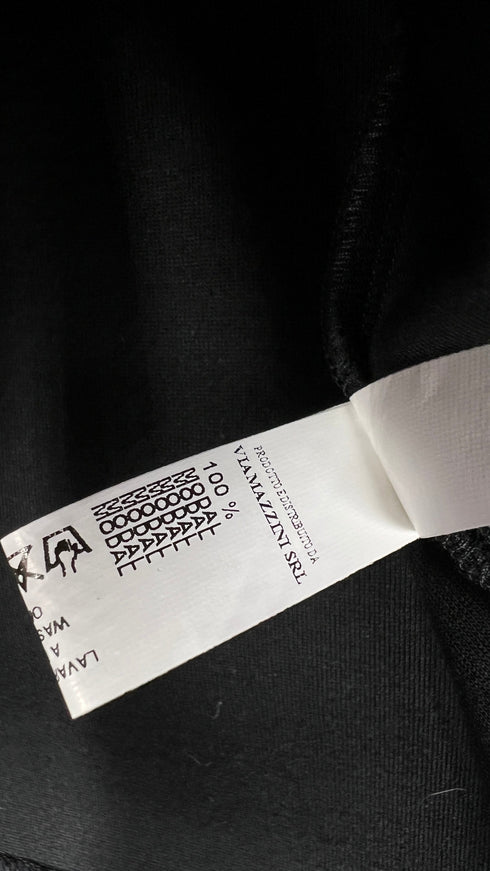 Abito corto in neoprene con cartellino