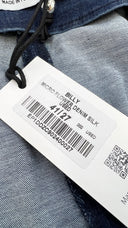 Camicia in denim bottoni floreali Shaft