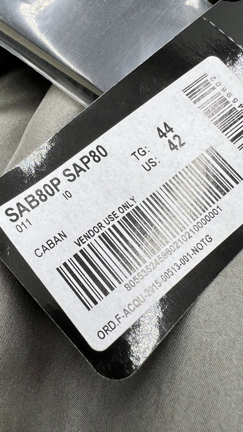 Giacca corta in pelle lavorata