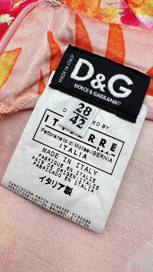 Abito a tubino floreale