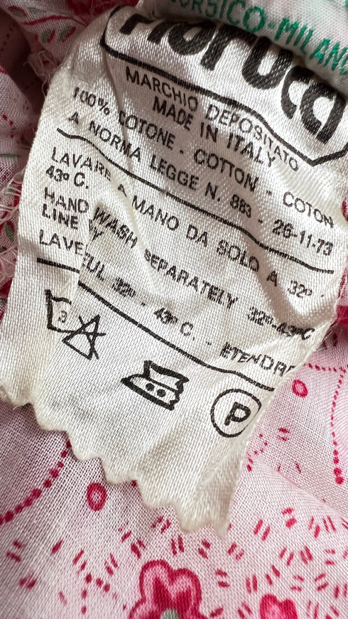Abito midi fiori vintage