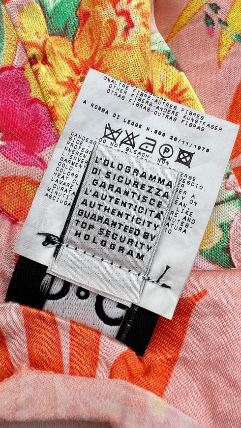 Abito a tubino floreale