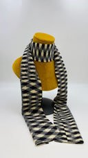 Sciarpa fiammata bianco nero M Missoni